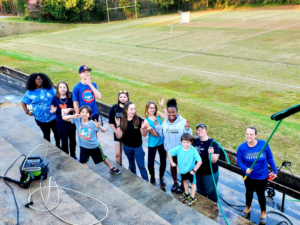 group of volunteers