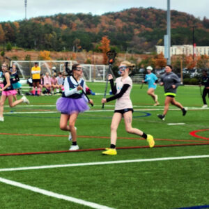 U14 AYLC girls at the 2022 Witches Brew